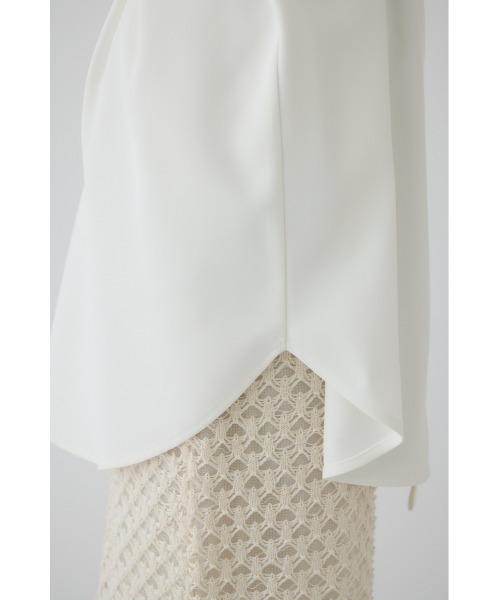 RIM.ARK(リムアーク)の「Long light round shirt ロングライトラウンドシャツ(シャツ/ブラウス・レディース・ホワイト/キャメル/ネイビー/ブラック・FREE)」の20枚目の写真
