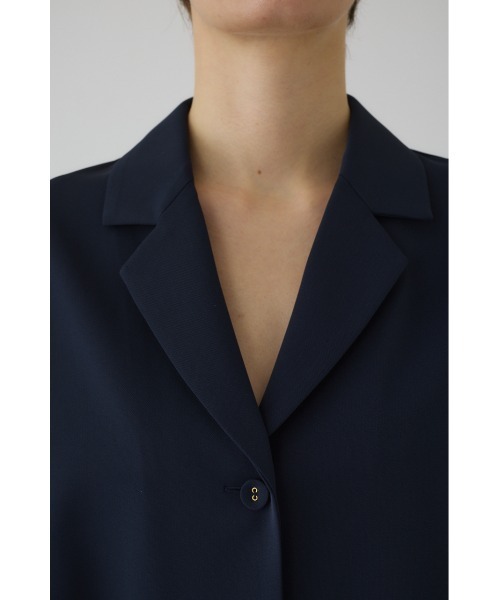 RIM.ARK ロングライトラウンドシャツ ネイビー Long light round shirt ロングライトラウンドシャツ（シャツ
