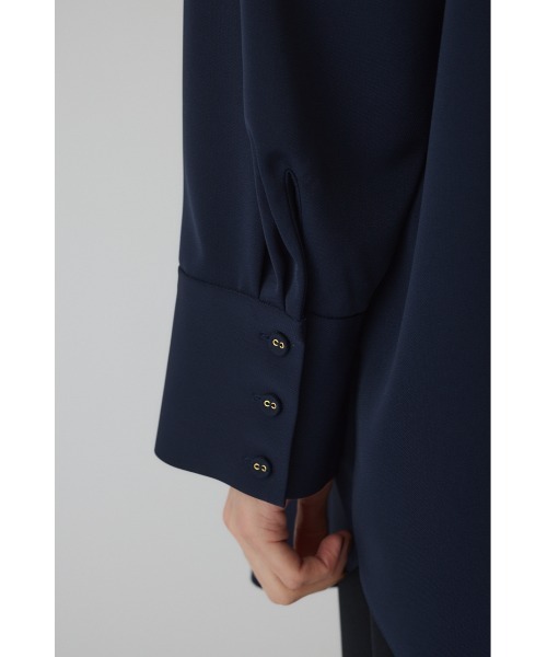 Long light round shirt ロングライトラウンドシャツ（シャツ/ブラウス 