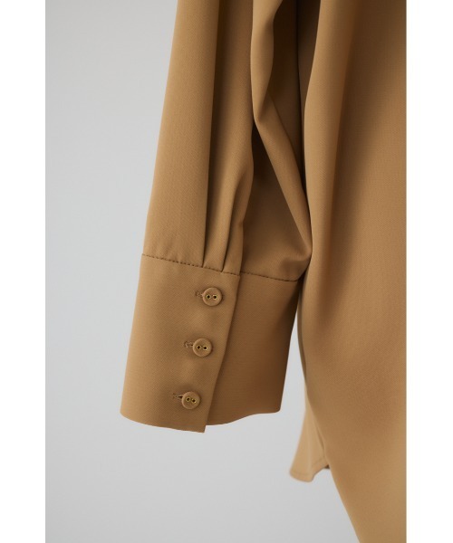 Long light round shirt ロングライトラウンドシャツ（シャツ/ブラウス