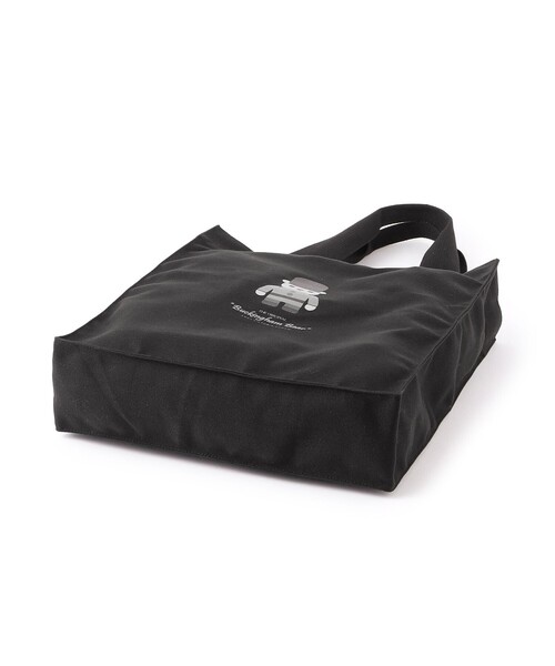 MACKINTOSH PHILOSOPHY（ﾏｯｷﾝﾄｯｼｭ ﾌｨﾛｿﾌｨｰ）の「バッキンガムベア キャンバストートバッグ（トートバッグ・メンズ・ブラック・FREE）」の6枚目の写真