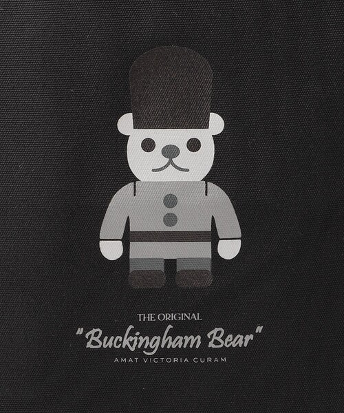 MACKINTOSH PHILOSOPHY（ﾏｯｷﾝﾄｯｼｭ ﾌｨﾛｿﾌｨｰ）の「バッキンガムベア キャンバストートバッグ（トートバッグ・メンズ・ブラック・FREE）」の9枚目の写真