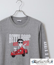 BETTY BOOP(TM)/ ベティー ブープ(TM) 天竺長袖Tシャツ