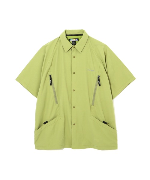 MANASTASH（マナスタッシュ）の「MANASTASH/マナスタッシュ  RIVER SHIRT/リバーシャツ（シャツ/ブラウス・メンズ・ブラック/その他/ブルーグレー/グリーン系その他・S/M/L/XL）」の3枚目の写真