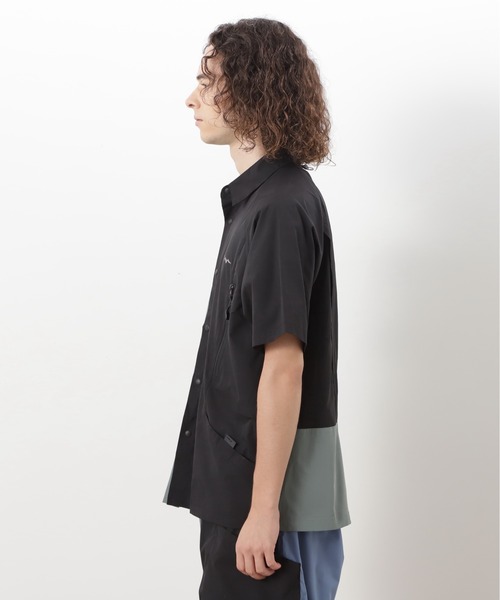 MANASTASH（マナスタッシュ）の「MANASTASH/マナスタッシュ  RIVER SHIRT/リバーシャツ（シャツ/ブラウス・メンズ・ブラック/その他/ブルーグレー/グリーン系その他・S/M/L/XL）」の20枚目の写真