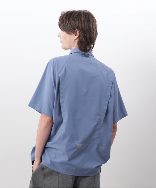 MANASTASH（マナスタッシュ）の「MANASTASH/マナスタッシュ  RIVER SHIRT/リバーシャツ（シャツ/ブラウス・メンズ・ブラック/その他/ブルーグレー/グリーン系その他・S/M/L/XL）」の15枚目の写真