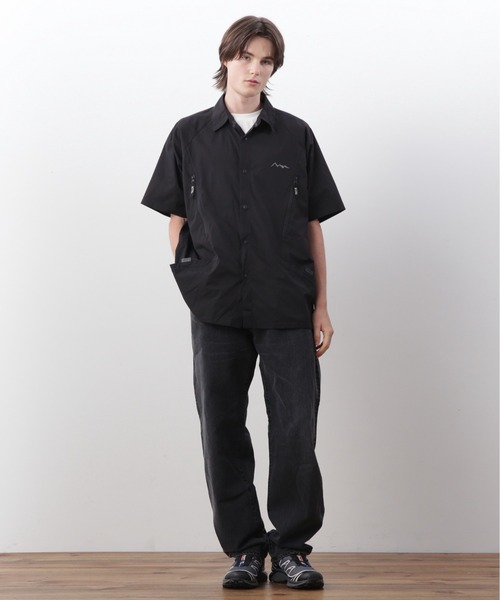 MANASTASH（マナスタッシュ）の「MANASTASH/マナスタッシュ  RIVER SHIRT/リバーシャツ（シャツ/ブラウス・メンズ・ブラック/その他/ブルーグレー/グリーン系その他・S/M/L/XL）」の10枚目の写真