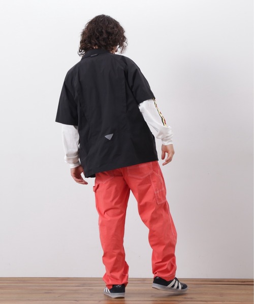 MANASTASH（マナスタッシュ）の「MANASTASH/マナスタッシュ  RIVER SHIRT/リバーシャツ（シャツ/ブラウス・メンズ・ブラック/その他/ブルーグレー/グリーン系その他・S/M/L/XL）」の14枚目の写真