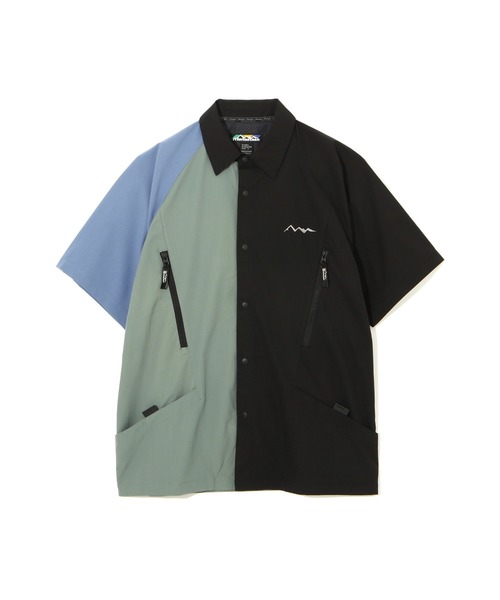 MANASTASH（マナスタッシュ）の「MANASTASH/マナスタッシュ  RIVER SHIRT/リバーシャツ（シャツ/ブラウス・メンズ・ブラック/その他/ブルーグレー/グリーン系その他・S/M/L/XL）」の8枚目の写真