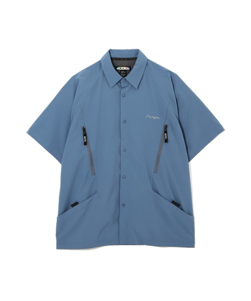 MANASTASH（マナスタッシュ）の「MANASTASH/マナスタッシュ  RIVER SHIRT/リバーシャツ（シャツ/ブラウス・メンズ・ブラック/その他/ブルーグレー/グリーン系その他・S/M/L/XL）」の6枚目の写真