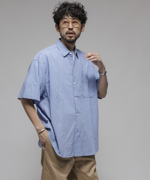 Plantation シワ加工 長袖 シャツ コットン 日本製 N1347 Plantation シワ加工 長袖 シャツ コットン 日本製 N1347 - メルカリ