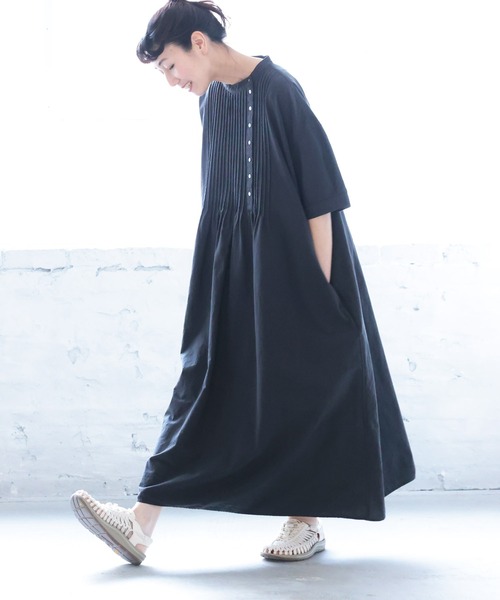 soulberry(ソウルベリー)の「さらっと夏のおめかしワンピース(ワンピース・レディース・ブラック・5L/4L/3L/LL/L/M)」の3枚目の写真