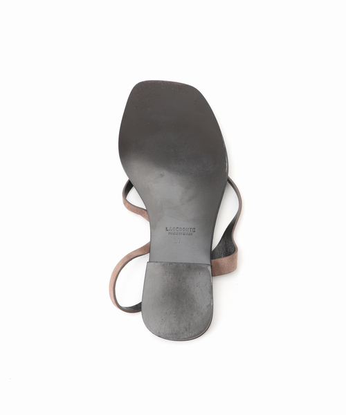 LAOCOONTE(ラオコンテ)の「LAOCOONTE/ラオコンテ スエードサンダル(サンダル・レディース・ライトグレー・36/37/38/39)」の7枚目の写真