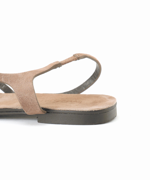 LAOCOONTE(ラオコンテ)の「LAOCOONTE/ラオコンテ スエードサンダル(サンダル・レディース・ライトグレー・36/37/38/39)」の8枚目の写真