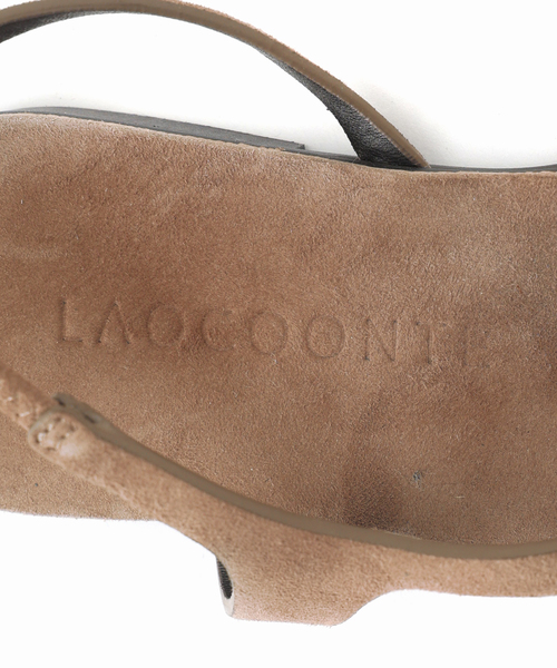 LAOCOONTE(ラオコンテ)の「LAOCOONTE/ラオコンテ スエードサンダル(サンダル・レディース・ライトグレー・36/37/38/39)」の9枚目の写真