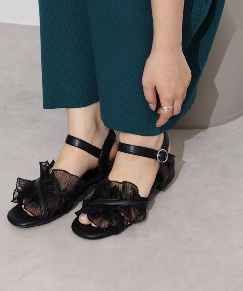【大人の女性らしさ♡】DIOR サンダル Dior Or Women's Tribales Heel Sandal Lambskin 