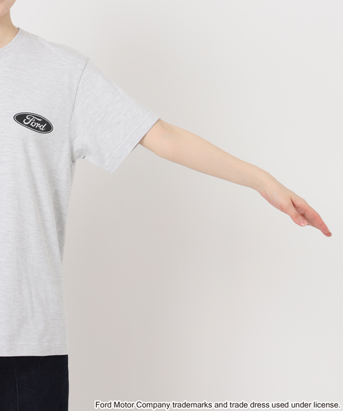 B.C STOCK(ベーセーストック)の「GOOD ROCK SPEED/グッドロックスピード FORD TEE(Tシャツ/カットソー・レディース・ホワイト/ホワイト系その他/チャコールグレー/ホワイト×ホワイト・FREE)」の18枚目の写真
