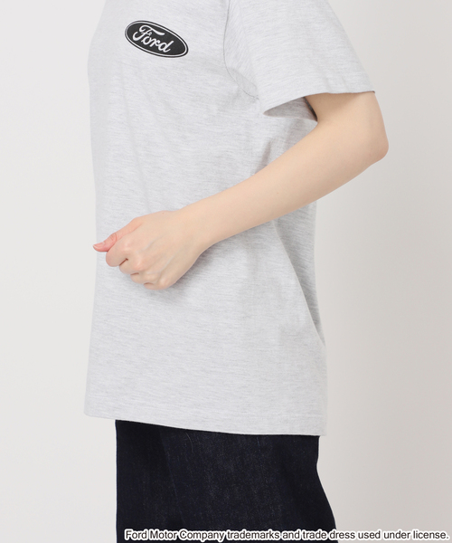 B.C STOCK(ベーセーストック)の「GOOD ROCK SPEED/グッドロックスピード FORD TEE(Tシャツ/カットソー・レディース・ホワイト/ホワイト系その他/チャコールグレー/ホワイト×ホワイト・FREE)」の17枚目の写真
