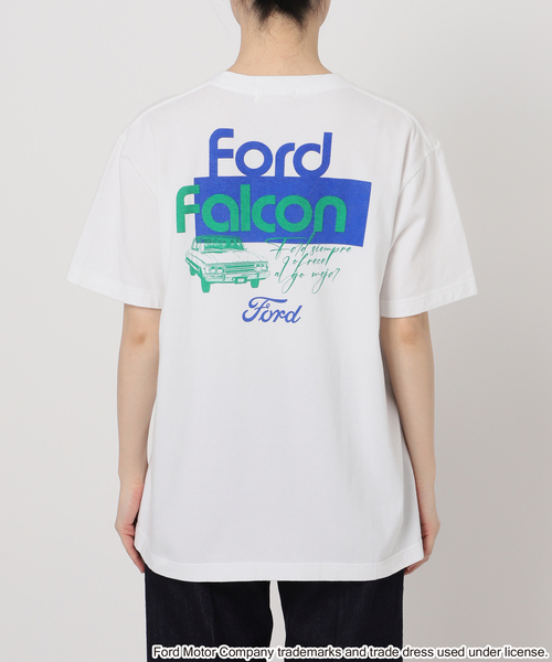 B.C STOCK(ベーセーストック)の「GOOD ROCK SPEED/グッドロックスピード FORD TEE(Tシャツ/カットソー・レディース・ホワイト/ホワイト系その他/チャコールグレー/ホワイト×ホワイト・FREE)」の7枚目の写真
