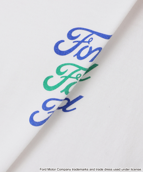 B.C STOCK(ベーセーストック)の「GOOD ROCK SPEED/グッドロックスピード FORD TEE(Tシャツ/カットソー・レディース・ホワイト/ホワイト系その他/チャコールグレー/ホワイト×ホワイト・FREE)」の6枚目の写真
