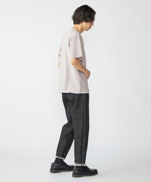 SHIPS(シップス)の「SHIPS: キー ネック フェイクレイヤード Tシャツ(Tシャツ/カットソー・メンズ・ライトグレー/ライトブルー/ネイビー/オフホワイト・SMALL/MEDIUM/LARGE/X-LARGE)」の11枚目の写真