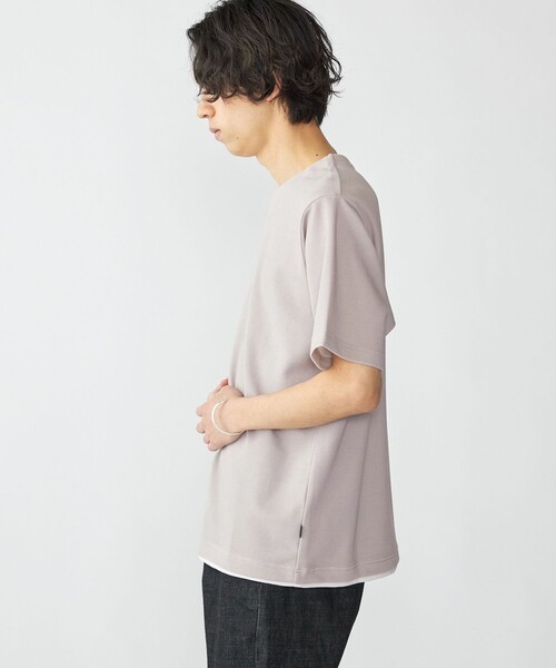 SHIPS(シップス)の「SHIPS: キー ネック フェイクレイヤード Tシャツ(Tシャツ/カットソー・メンズ・ライトグレー/ライトブルー/ネイビー/オフホワイト・SMALL/MEDIUM/LARGE/X-LARGE)」の13枚目の写真
