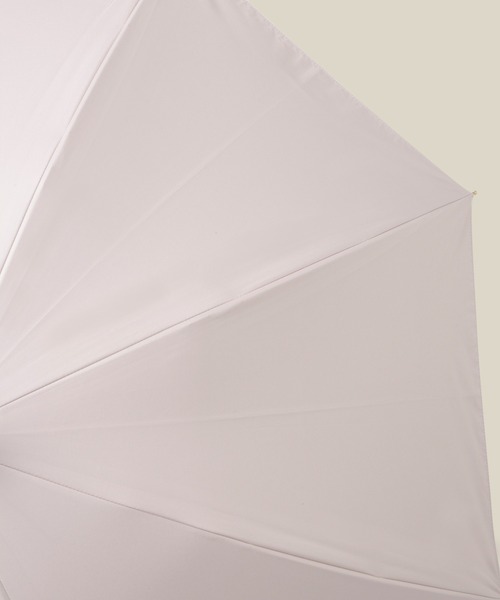 ROPE'（ロペ）の「【晴雨兼用・高機能】スライド式 ショートバンブーパラソル【UVカット/遮光・遮熱・防水効果】（長傘・レディース・ピンク系その他2/ブラック/ブルー系その他4/オフホワイト・FREE）」の9枚目の写真