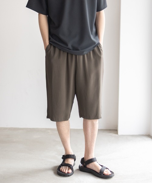 NAVY(ネイビー)の「柔らかくて着心地がよい冷感レーヨンハーフパンツ/ショートパンツ/ステテコ(その他パンツ・メンズ・ブラウン/ネイビー/グレー/カーキ/ブラック/チャコールグレー/ネイビー系1/グリーン/ホワイト系その他/ブラック系その他/ブラウン系その他・M/L/XL/XXL)」の6枚目の写真