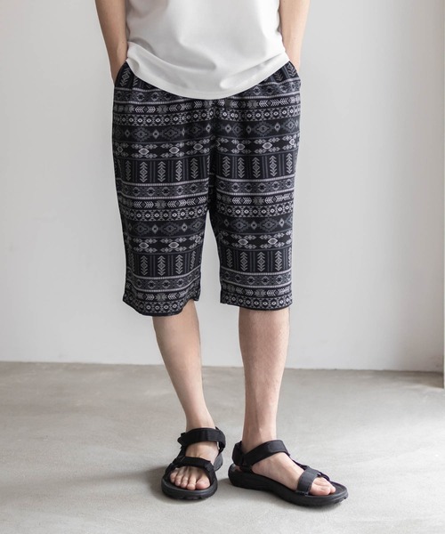 NAVY(ネイビー)の「柔らかくて着心地がよい冷感レーヨンハーフパンツ/ショートパンツ/ステテコ(その他パンツ・メンズ・ブラウン/ネイビー/グレー/カーキ/ブラック/チャコールグレー/ネイビー系1/グリーン/ホワイト系その他/ブラック系その他/ブラウン系その他・M/L/XL/XXL)」の5枚目の写真