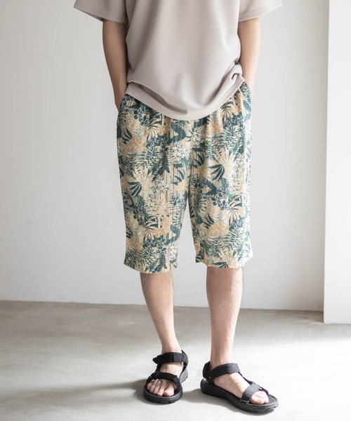 NAVY(ネイビー)の「柔らかくて着心地がよい冷感レーヨンハーフパンツ/ショートパンツ/ステテコ(その他パンツ・メンズ・ブラウン/ネイビー/グレー/カーキ/ブラック/チャコールグレー/ネイビー系1/グリーン/ホワイト系その他/ブラック系その他/ブラウン系その他・M/L/XL/XXL)」の9枚目の写真