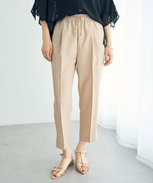 YECCA VECCA（イェッカヴェッカ）の「サラサライージーテーパードパンツ（その他パンツ・レディース・ライトグレー/ベージュ/イエロー/ネイビー/ライトブルー・S/M）」の3枚目の写真