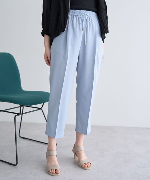 YECCA VECCA（イェッカヴェッカ）の「サラサライージーテーパードパンツ（その他パンツ・レディース・ライトグレー/ベージュ/イエロー/ネイビー/ライトブルー・S/M）」の4枚目の写真