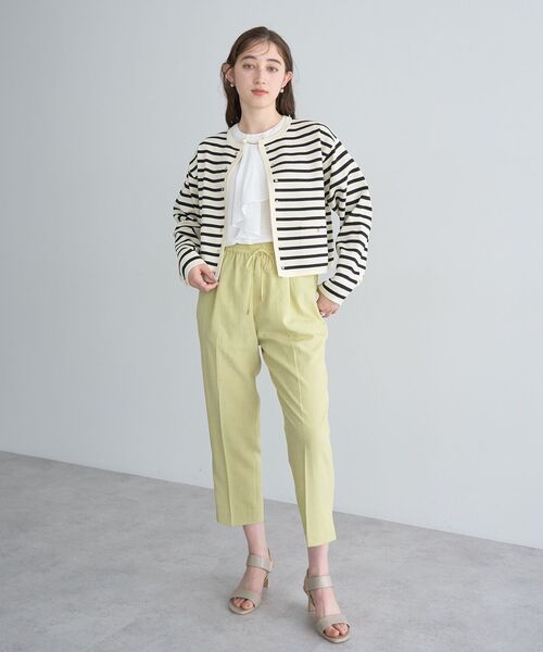 YECCA VECCA（イェッカヴェッカ）の「サラサライージーテーパードパンツ（その他パンツ・レディース・ライトグレー/ベージュ/イエロー/ネイビー/ライトブルー・S/M）」の9枚目の写真