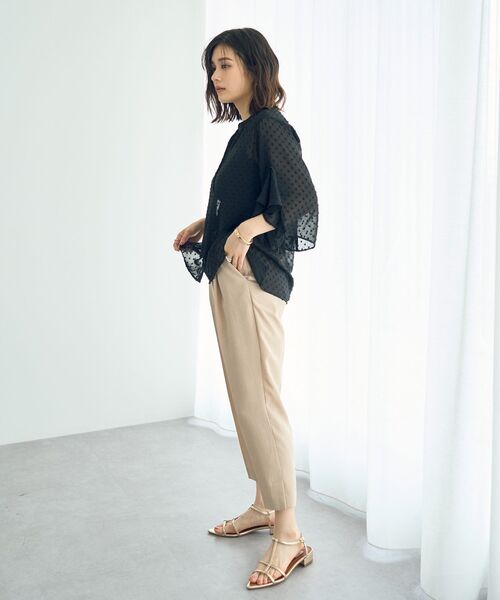 YECCA VECCA（イェッカヴェッカ）の「サラサライージーテーパードパンツ（その他パンツ・レディース・ライトグレー/ベージュ/イエロー/ネイビー/ライトブルー・S/M）」の11枚目の写真