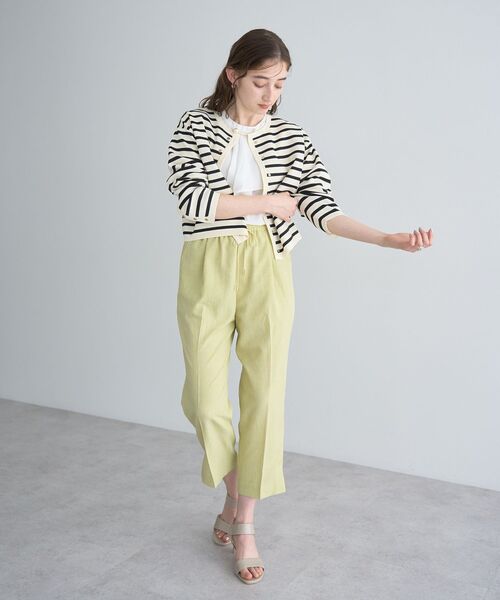 YECCA VECCA（イェッカヴェッカ）の「サラサライージーテーパードパンツ（その他パンツ・レディース・ライトグレー/ベージュ/イエロー/ネイビー/ライトブルー・S/M）」の13枚目の写真