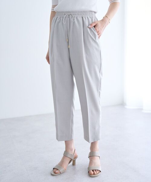 YECCA VECCA（イェッカヴェッカ）の「サラサライージーテーパードパンツ（その他パンツ・レディース・ライトグレー/ベージュ/イエロー/ネイビー/ライトブルー・S/M）」の6枚目の写真