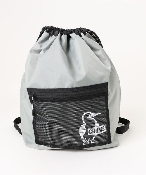 CHUMS(チャムス)の「【CHUMS/チャムス】 Easy-Go Drawstring Reversible Shoulder Bag(ショルダーバッグ・レディース・ブラック/その他1/ライトグレー/その他2・FREE)」の8枚目の写真