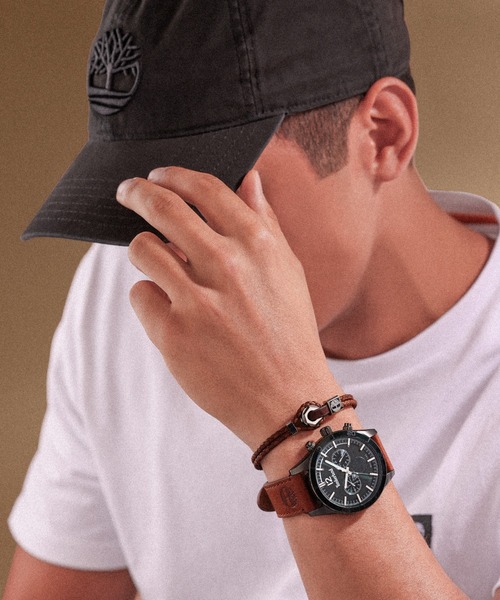 Timberland/ティンバーランド」QUABBIN クアビン - レザーブレスレット