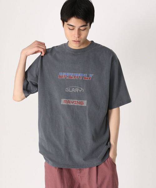 3.3 Field Trip （3.3フィールドトリップ）の「3.3 Field Trip／ビンテージレーシングT（Tシャツ/カットソー・メンズ・ブラック/ブルー/チャコール・MEDIUM/LARGE）」の2枚目の写真