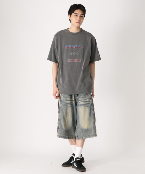 3.3 Field Trip （3.3フィールドトリップ）の「3.3 Field Trip／ビンテージレーシングT（Tシャツ/カットソー・メンズ・ブラック/ブルー/チャコール・MEDIUM/LARGE）」の5枚目の写真