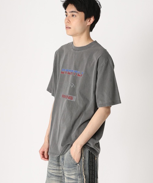 3.3 Field Trip （3.3フィールドトリップ）の「3.3 Field Trip／ビンテージレーシングT（Tシャツ/カットソー・メンズ・ブラック/ブルー/チャコール・MEDIUM/LARGE）」の9枚目の写真