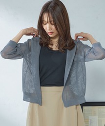 メッシュフードパーカー