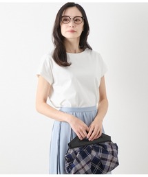 【UVカット・透け防止・遮熱】ソルシールド フレンチスリーブTシャツ