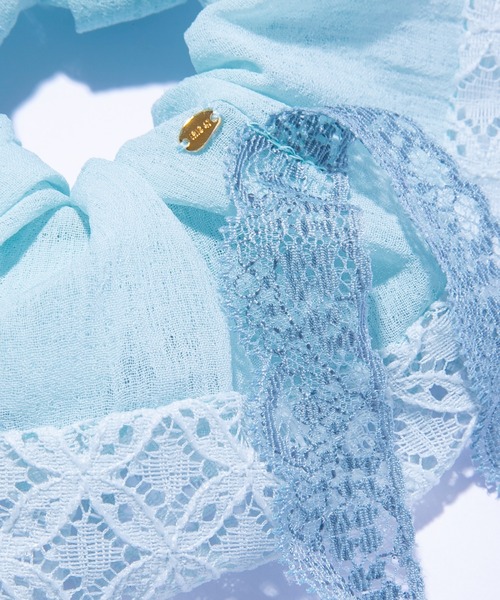 IRIS47(イリスフォーセブン)の「【IRIS 47】kaleid shushu/カレイド シュシュ(シュシュ・レディース・ブラック/ミント/ホワイト・FREE)」の4枚目の写真