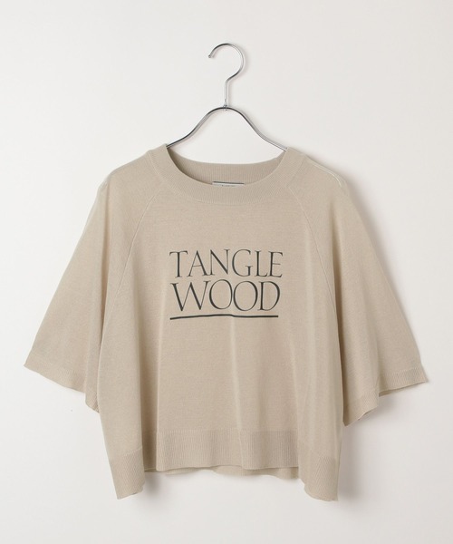 BAYFLOW（ベイフロー）の「[選べるアソートロゴ]シアーニットショートプルオーバー（ニット/セーター・レディース・その他1/オフホワイト/グレイッシュベージュ・FREE）」の13枚目の写真