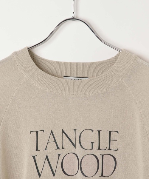 BAYFLOW（ベイフロー）の「[選べるアソートロゴ]シアーニットショートプルオーバー（ニット/セーター・レディース・その他1/オフホワイト/グレイッシュベージュ・FREE）」の12枚目の写真