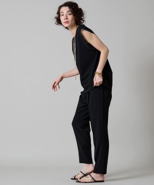 Liesse(リエス)の「アシメタックテーパードパンツ(その他パンツ・レディース・ブラック/ベージュ・2/3)」の11枚目の写真