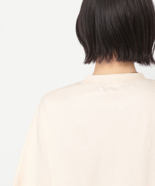studio CLIP(スタディオクリップ)の「【daily CLIP】カレッジデザインTシャツ(Tシャツ/カットソー・レディース・オフホワイト/ネイビー/チェリーレッド・FREE)」の7枚目の写真