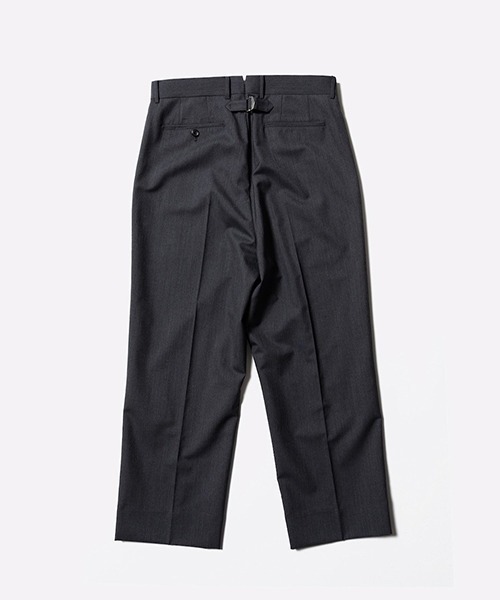 Unlikely（アンライクリー ）の「Unlikely / アンライクリー：Unlikely Back Strap Plain Front Trousers 2025：U25S-23-0001[STD]（スラックス・メンズ・グレー・S/M）」の3枚目の写真