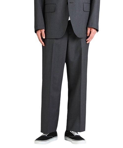 Unlikely（アンライクリー ）の「Unlikely / アンライクリー：Unlikely Back Strap Plain Front Trousers 2025：U25S-23-0001[STD]（スラックス・メンズ・グレー・S/M）」の5枚目の写真